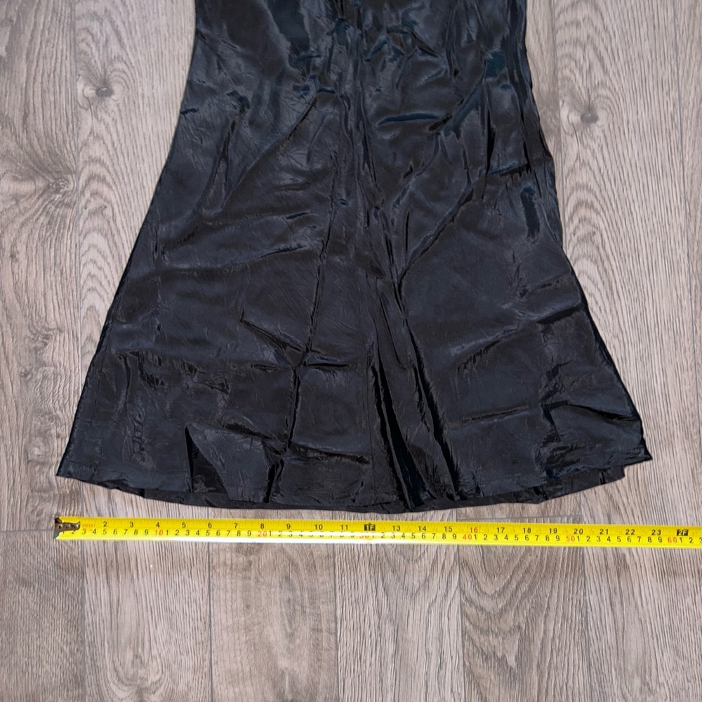 Comrags Vintage Black Slip Dress Size M Made in Canada - Picture 8 of 11
